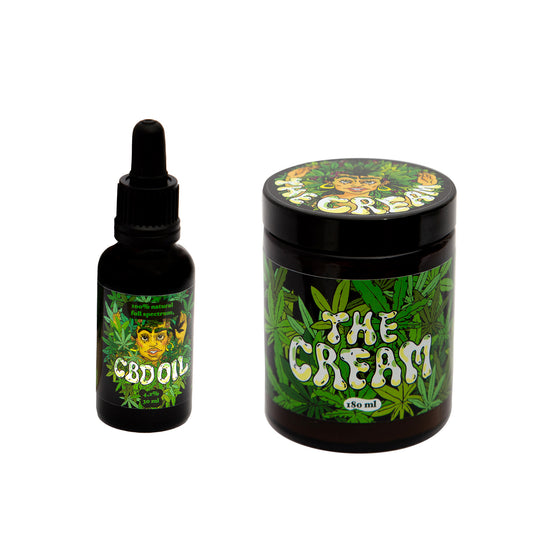 CBD Oil 30ml + The Cream 180ml