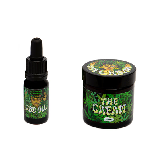 CBD Oil 10ml + The Cream 60ml